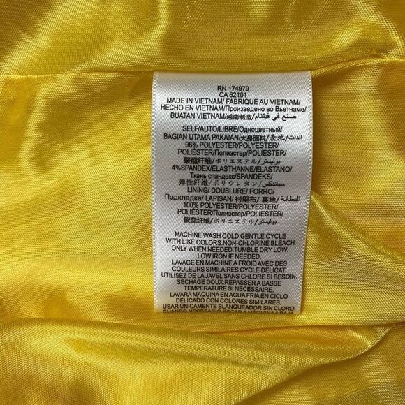 Bcbgeneration Lemonade Ruched Surplice Wrap Dress Size S Nwt - Picture 12 of 12